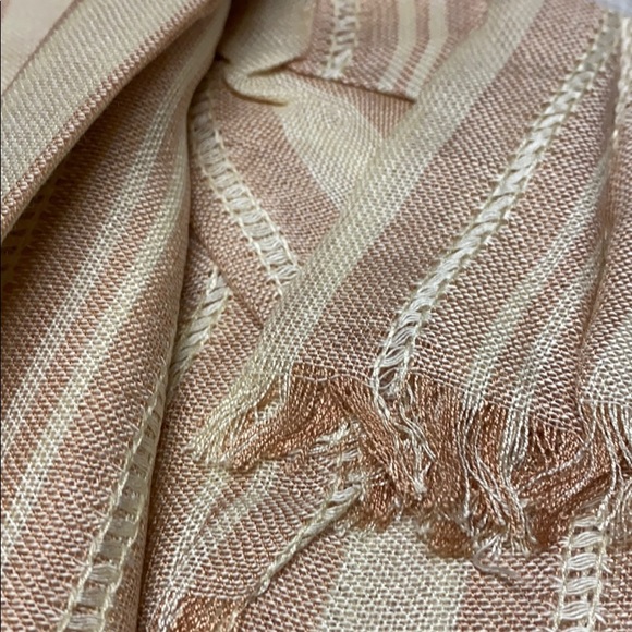 NEW UO striped ruffle duster/kimono/cover up - Picture 6 of 6